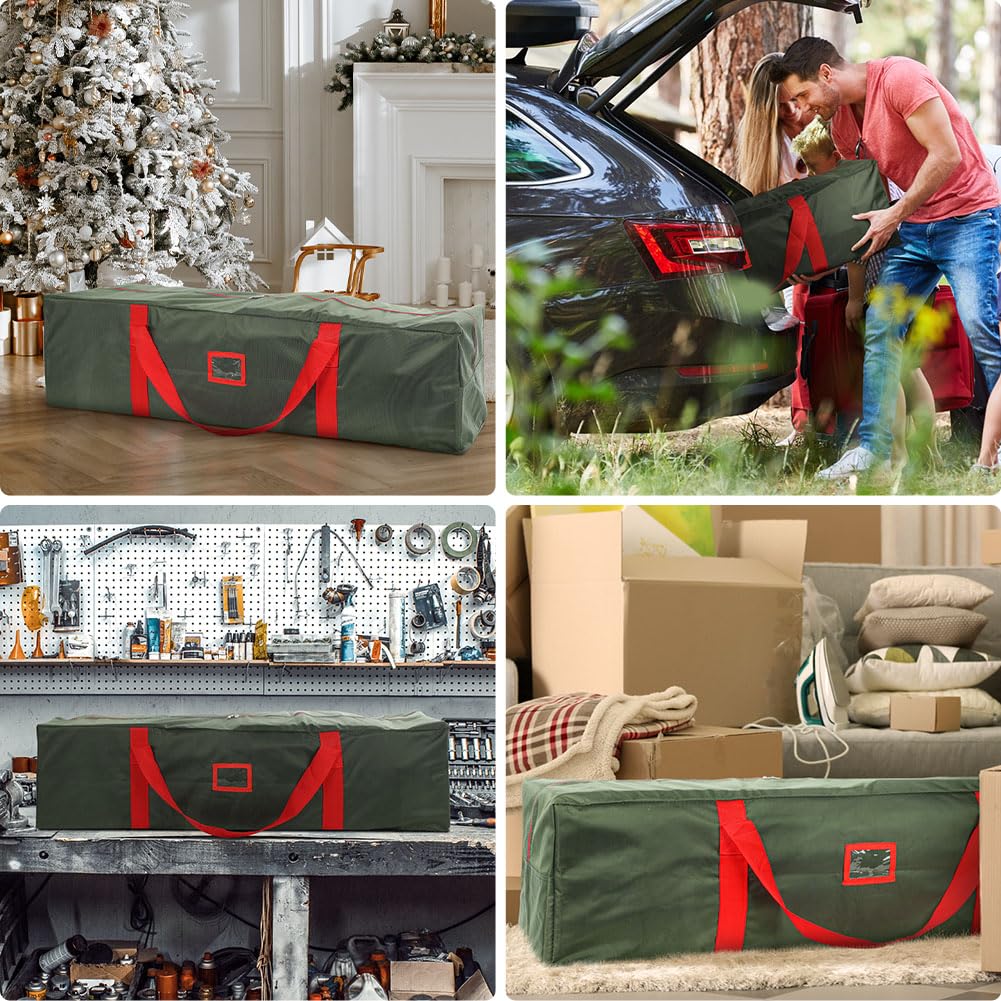 Christmas Tree Storage Bag Waterproof 1680D Fits 7.5 Ft
