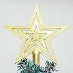 Christmas Tree Topper Vintage Glitter Lightweight No Electricity
