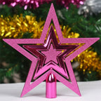 Christmas Tree Topper Vintage Glitter Lightweight No Electricity