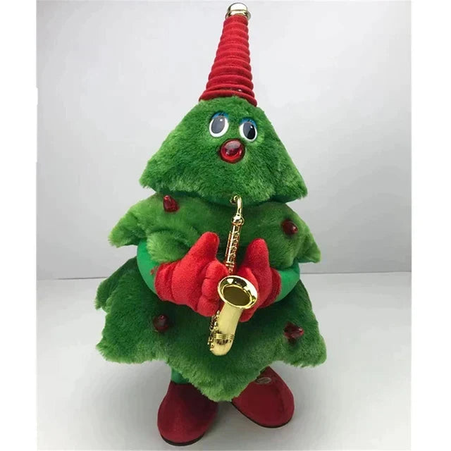 Christmas Tree Toy Singing & Dancing Plush Battery Operated