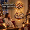 Christmas Tree Wall Hanging Warm White LED Lights