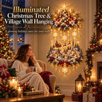 Christmas Tree Wall Hanging Warm White LED Lights