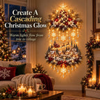 Christmas Tree Wall Hanging Warm White LED Lights