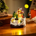 Christmas Village Decoration LED-Lit Polyresin Tabletop