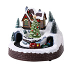 Christmas Village Figurine LED-Lit Tabletop Decor