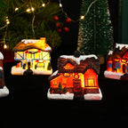 Christmas Village House LED-Lit Tabletop Centerpiece