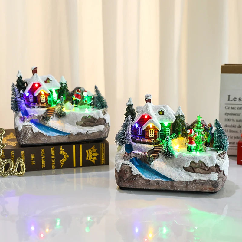 Christmas Village LED Resin Tabletop