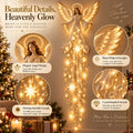 Christmas Wall Light Angel Starfall Warm Golden-White Glow