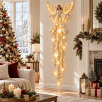 Christmas Wall Light Angel Starfall Warm Golden-White Glow