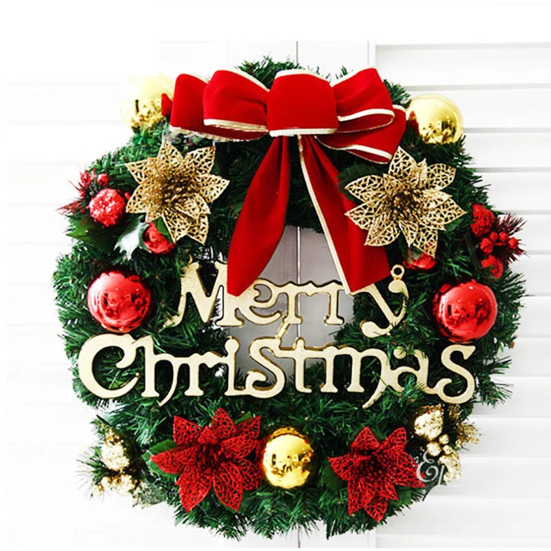 Christmas Wreath Bells & Ornaments Ready to Hang