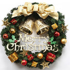 Christmas Wreath Bells & Ornaments Ready to Hang