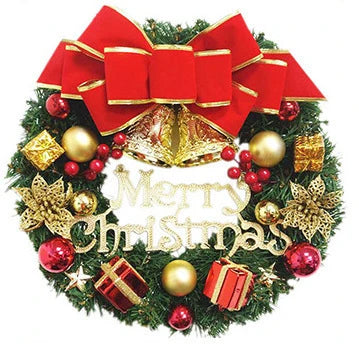 Christmas Wreath Bells & Ornaments Ready to Hang
