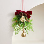 Christmas Wreath Realistic Pine Cones & Berries Weather-Resistant