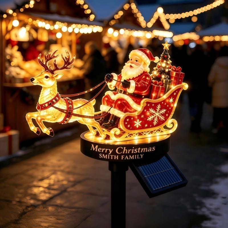 Christmas Yard Decoration Solar-Powered LED & Weather-Resistant