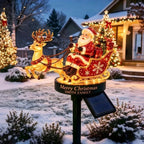Christmas Yard Decoration Solar-Powered LED & Weather-Resistant