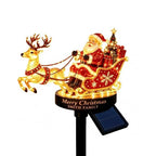 Christmas Yard Decoration Solar-Powered LED & Weather-Resistant