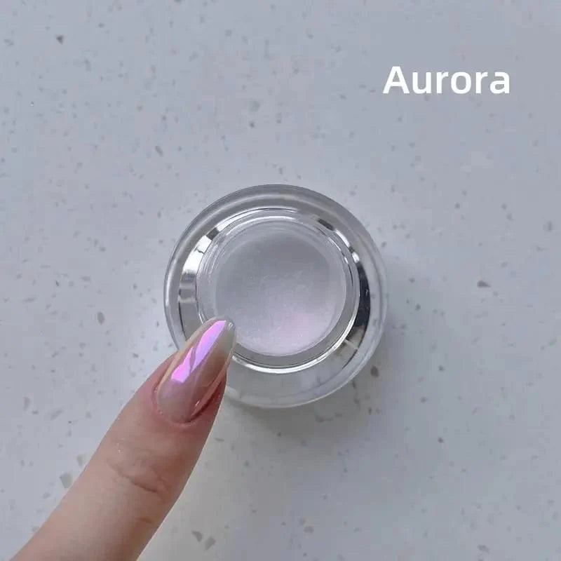 Chrome Nail Powder Mirror Shine & Skin-Friendly Set of 2