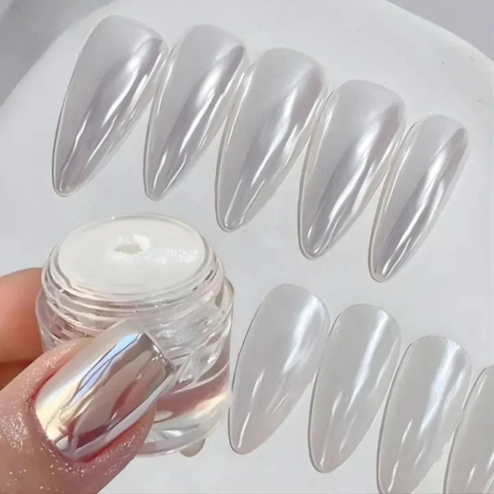Chrome Nail Powder Mirror-Shiny For Gel, Acrylic & Natural
