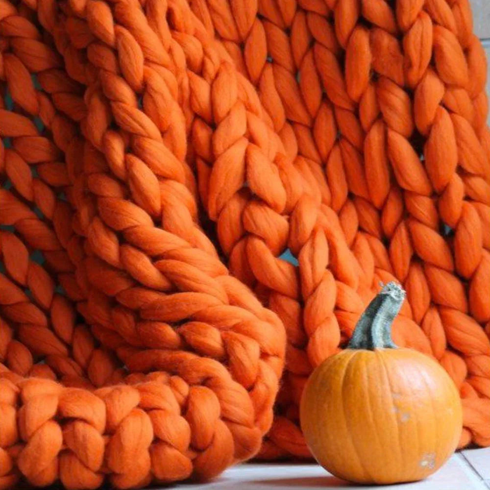 Chunky Wool Yarn Extra-Thick & Super Soft 1kg Wool Ball