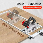 Circular Saw Guide Adjustable 0 to 12.6 Inches Aluminum