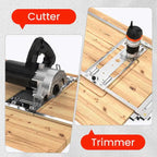 Circular Saw Guide Adjustable 0 to 12.6 Inches Aluminum