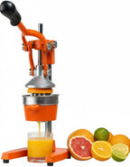 Citrus Press Cast Iron Lever Action Stainless Steel Cone