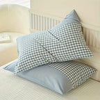 Classic Gingham Soft Microfiber Pillowcase (Queen 19x29 in)