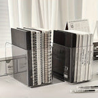 Clear U-Shaped Acrylic Bookend Stand