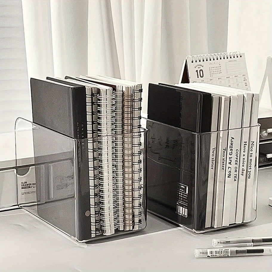 Clear U-Shaped Acrylic Bookend Stand