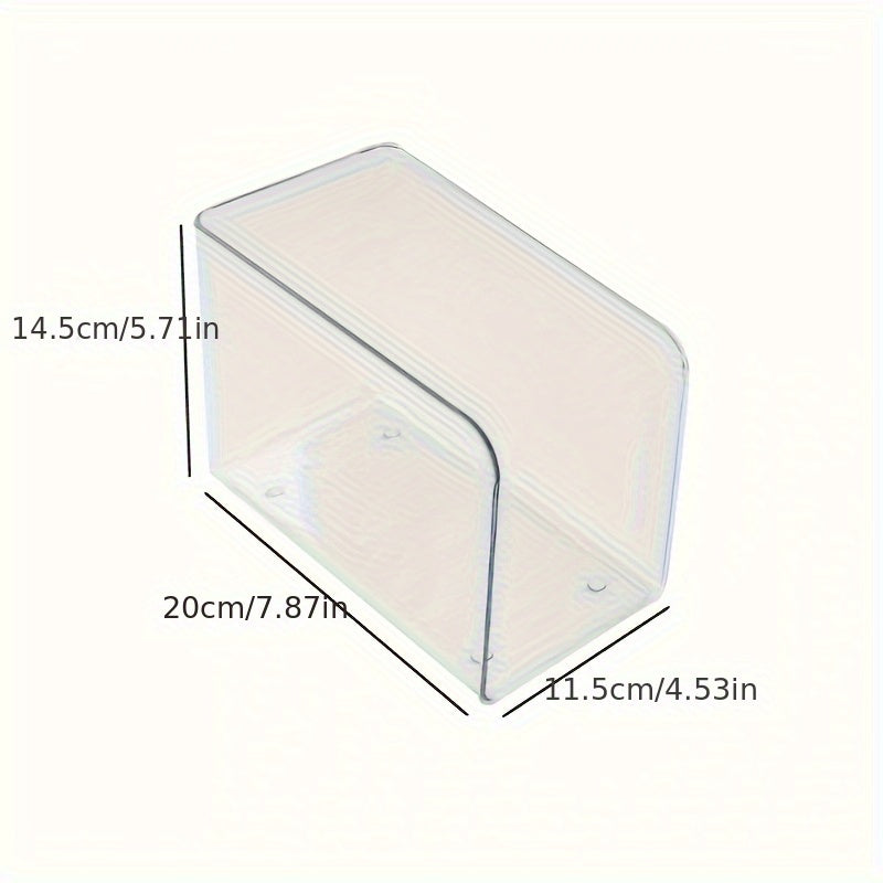 Clear U-Shaped Acrylic Bookend Stand