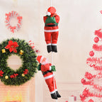 Climbing Santa Decoration 12 Inch Indoor & Outdoor
