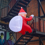 Climbing Santa Figure LED Lights Indoor Outdoor