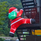 Climbing Santa Figure LED Lights Indoor Outdoor