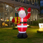 Climbing Santa Figure LED Lights Indoor Outdoor