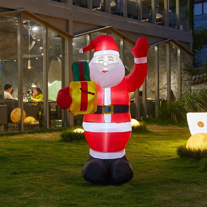 Climbing Santa Figure LED Lights Indoor Outdoor