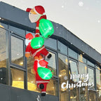 Climbing Santa Figure LED Lights Indoor Outdoor