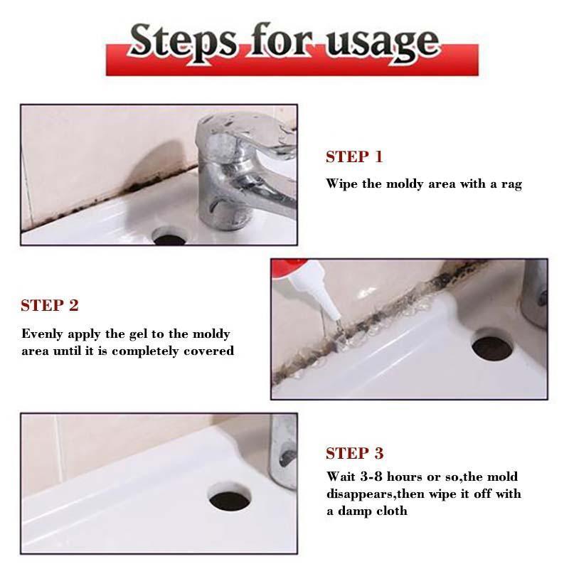 Clinging & No-Scrub Mold Remover Gel (For Grout & Caulk)
