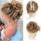 Clip-In Bun Natural-Looking Curls & Instant Volume