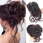 Clip-In Bun Natural-Looking Curls & Instant Volume