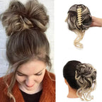 Clip-In Bun Natural-Looking Curls & Instant Volume