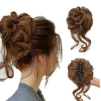 Clip-In Bun Natural-Looking Curls & Instant Volume