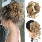 Clip-In Bun Natural-Looking Curls & Instant Volume