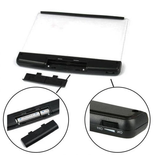 Clip-On Book Light Flexible Gooseneck & Adjustable Brightness
