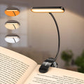 Clip-On Book Light Wide Beam Adjustable Brightness Rechargeable