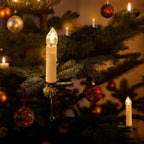 Clip-On Candle Cordless Realistic Flicker Remote & Timer