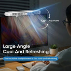 Clip-On Fan USB Rechargeable 3-Speed & LED Light