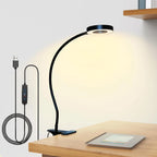 Clip-On Reading Lamp USB Rechargeable 48-LED 360-Degree Gooseneck