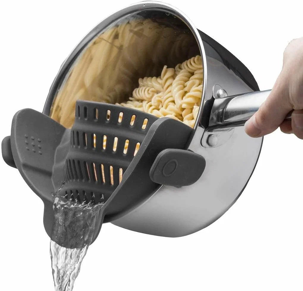 Clip-On Strainer Heat-Resistant Silicone