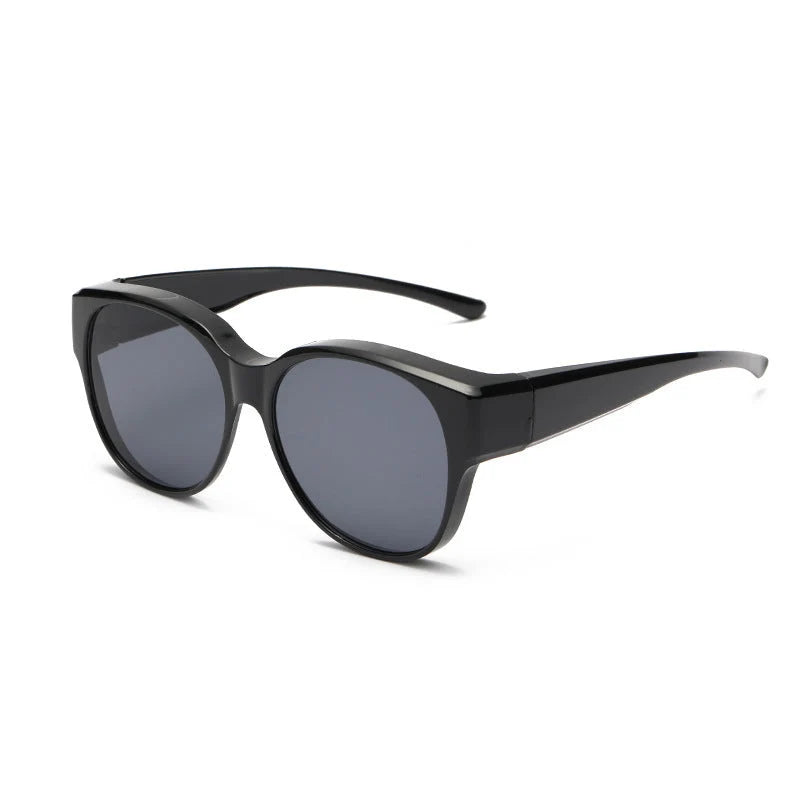 Clip-On Sunglasses Cat-Eye Polarized UV400 Fits Over Glasses