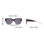 Clip-On Sunglasses Cat-Eye Polarized UV400 Fits Over Glasses